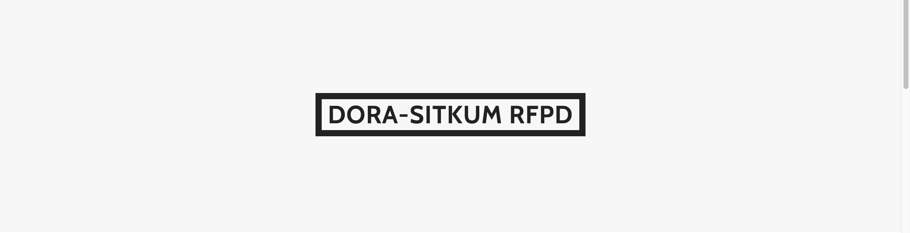 Dora-Sitkum Rural Fire Protection District