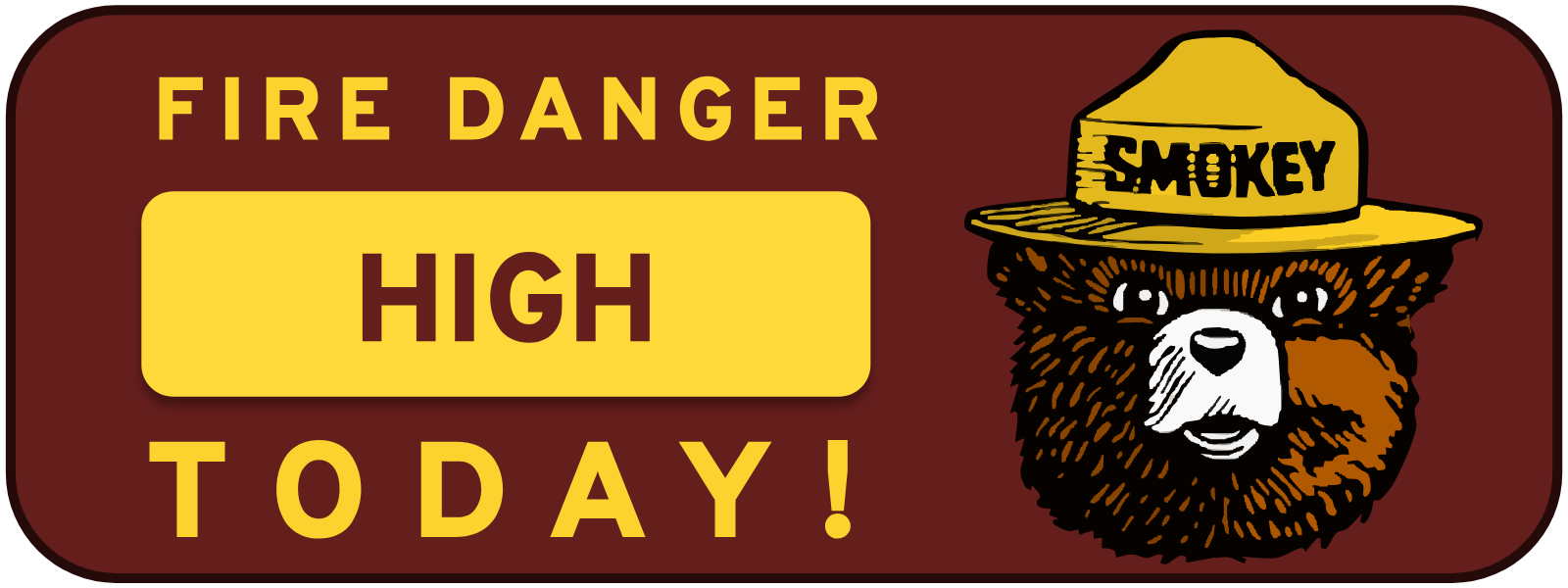 Fire danger level image