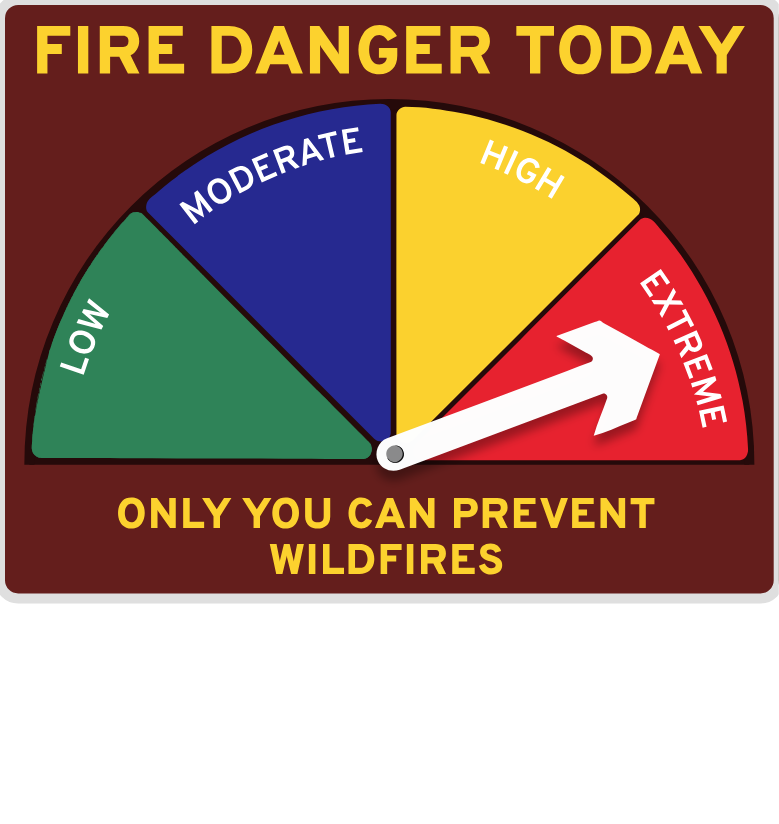 Fire danger level image