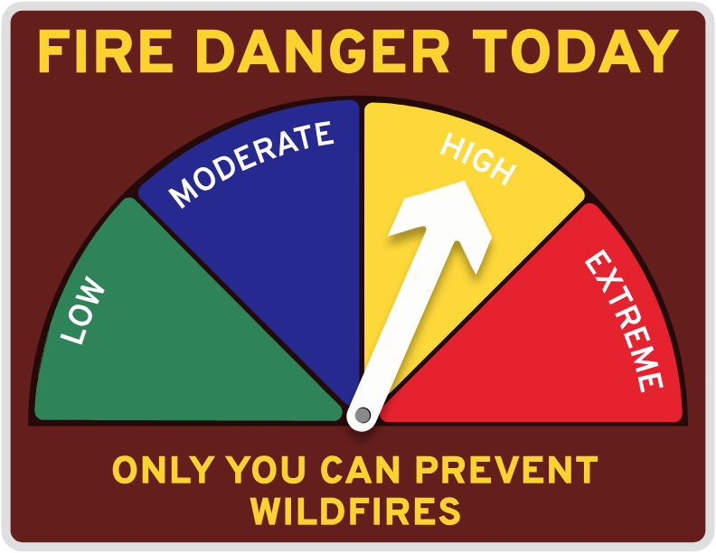 Fire danger level image