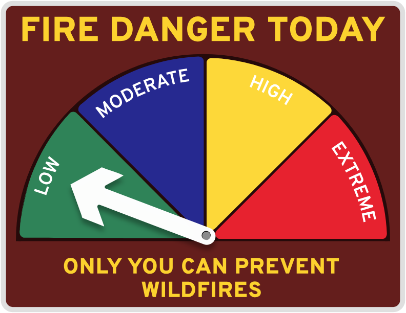 Fire danger level image